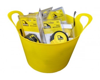 Bucket of 5m Magnetic Tape Measures